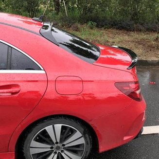 2014-19 Mercedes Benz CLA Boot Spoiler (Black) - Image 6