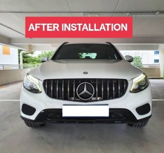 2016-19 Mercedes Benz GLC GT Chrome Grill - Image 7