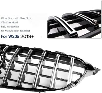 2019-21 Mercedes Benz C Class GT Grill - Image 6