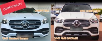 2020-Present Mercedes Benz GLE Diamond Grill - Image 6