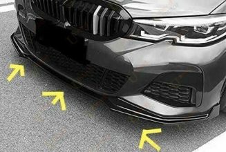 2019-22 BMW 3 Series MSport Front Lip Spoiler - Image 5