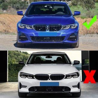 2019-22 BMW 3 Series MSport Front Lip Spoiler - Image 6