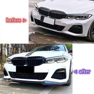 2019-22 BMW 3 Series MSport Front Lip Spoiler - Image 7